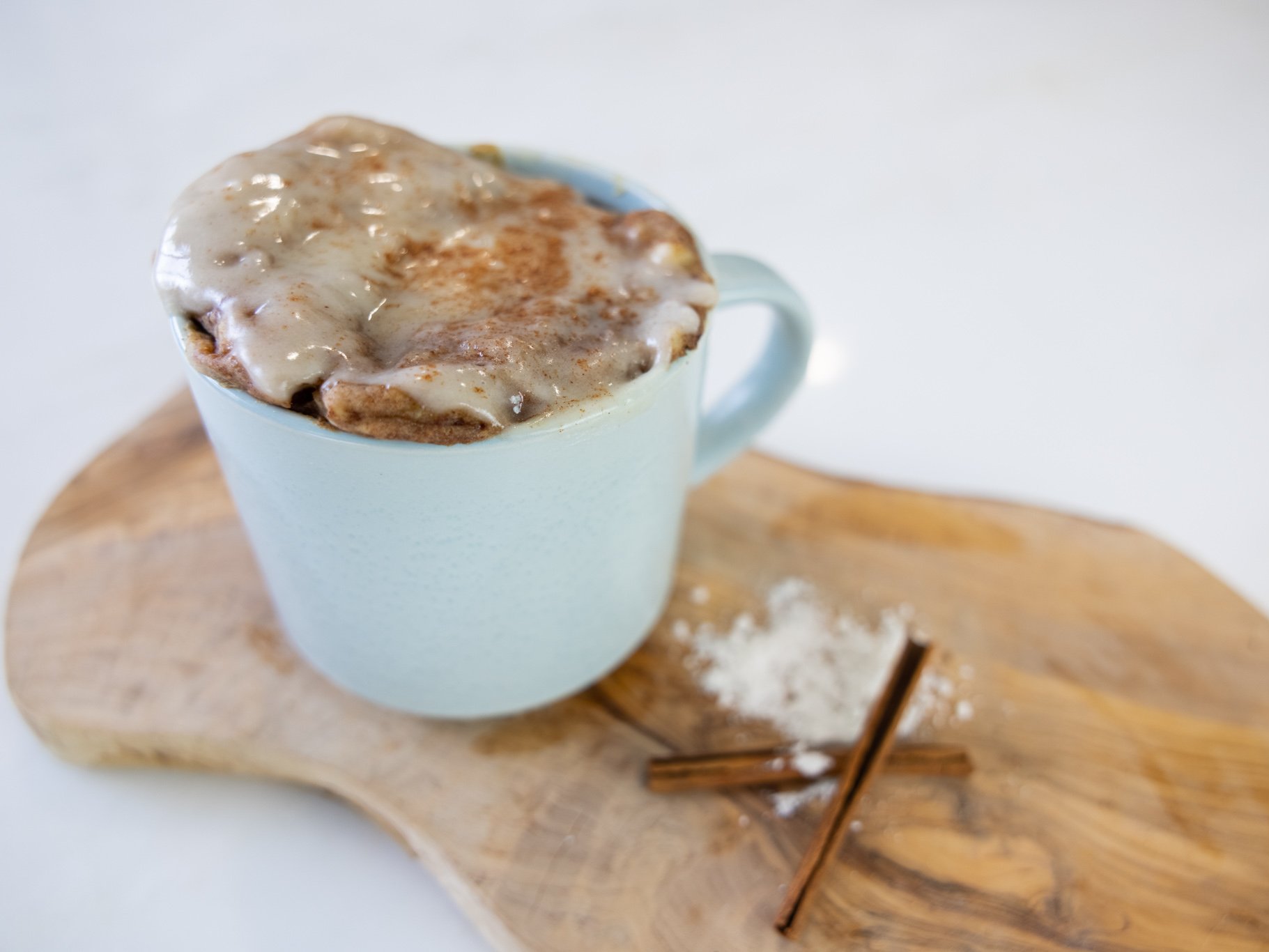 Simple CinnaBun Mug Cake Recipe